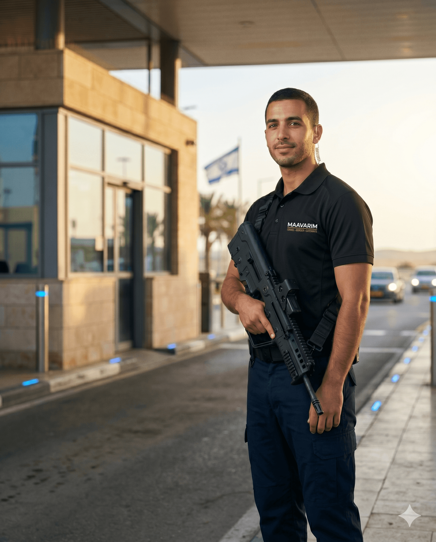 מאבטח במעברי הגבול